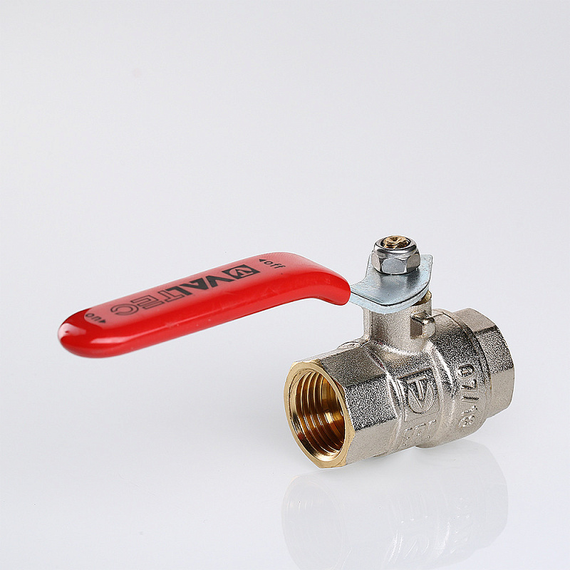 Кран шаровой Valtec BASE, стальная рукоятка 1/2" вн.-вн.