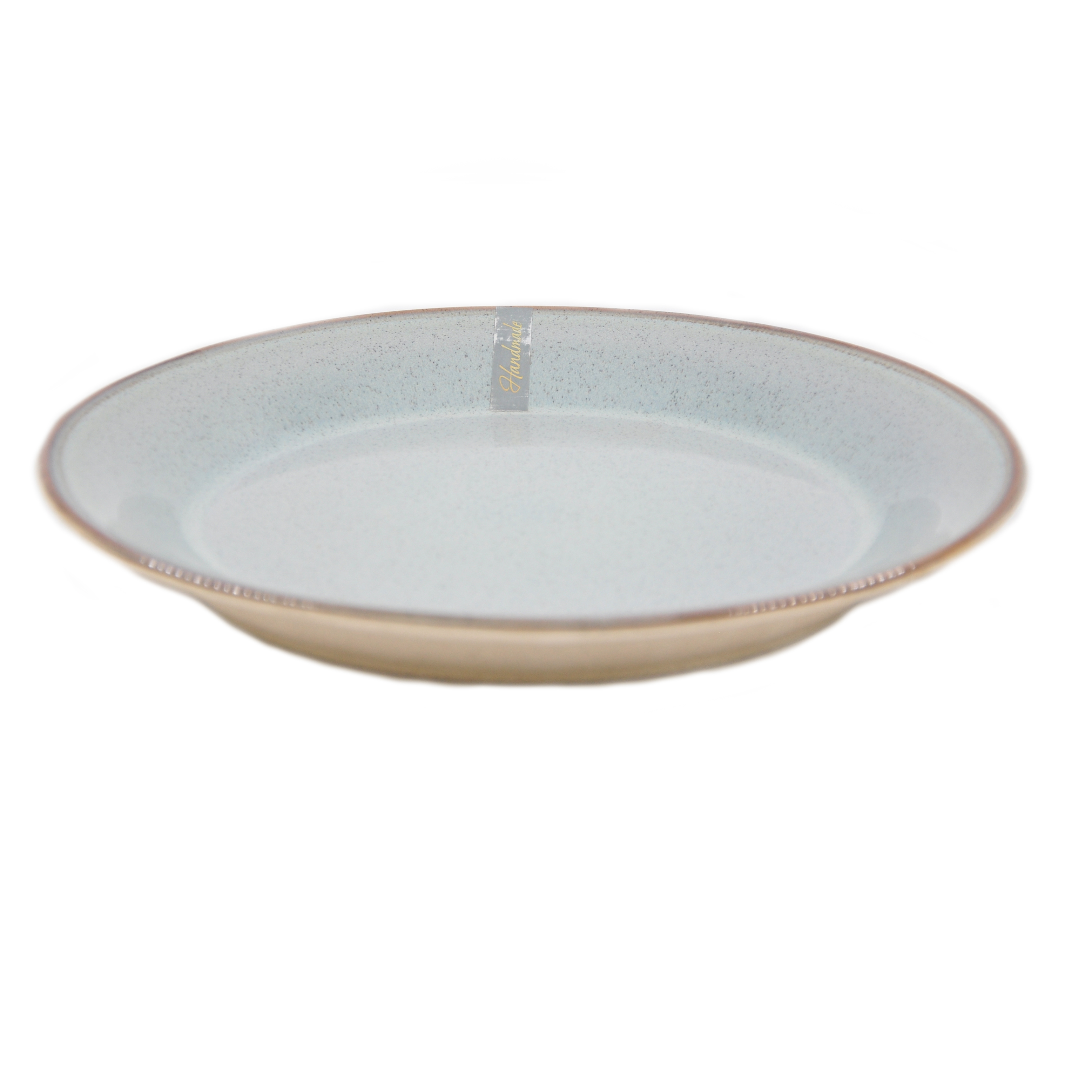 Тарелка керамика Коралл Artizan blue ,  24*24*25 см, покрытие комбинированное (матовое и глазурованное), голубой