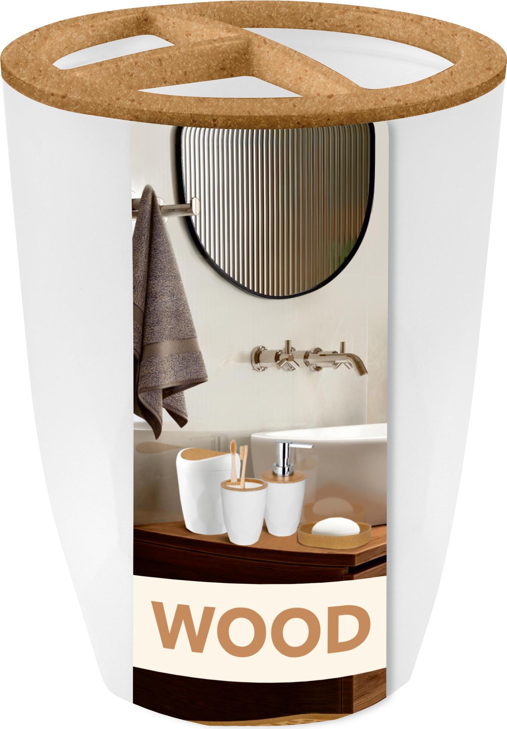 Стакан для зубных щеток Keeplex Wood