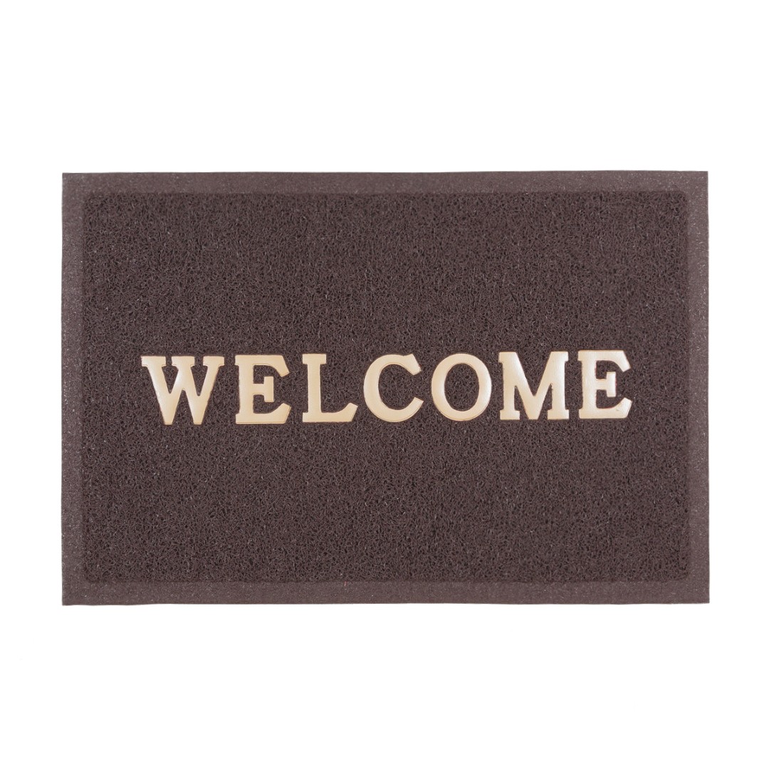 Коврик "Spongy" Welcome 60х90 см, коричневый, SUNSTEP™