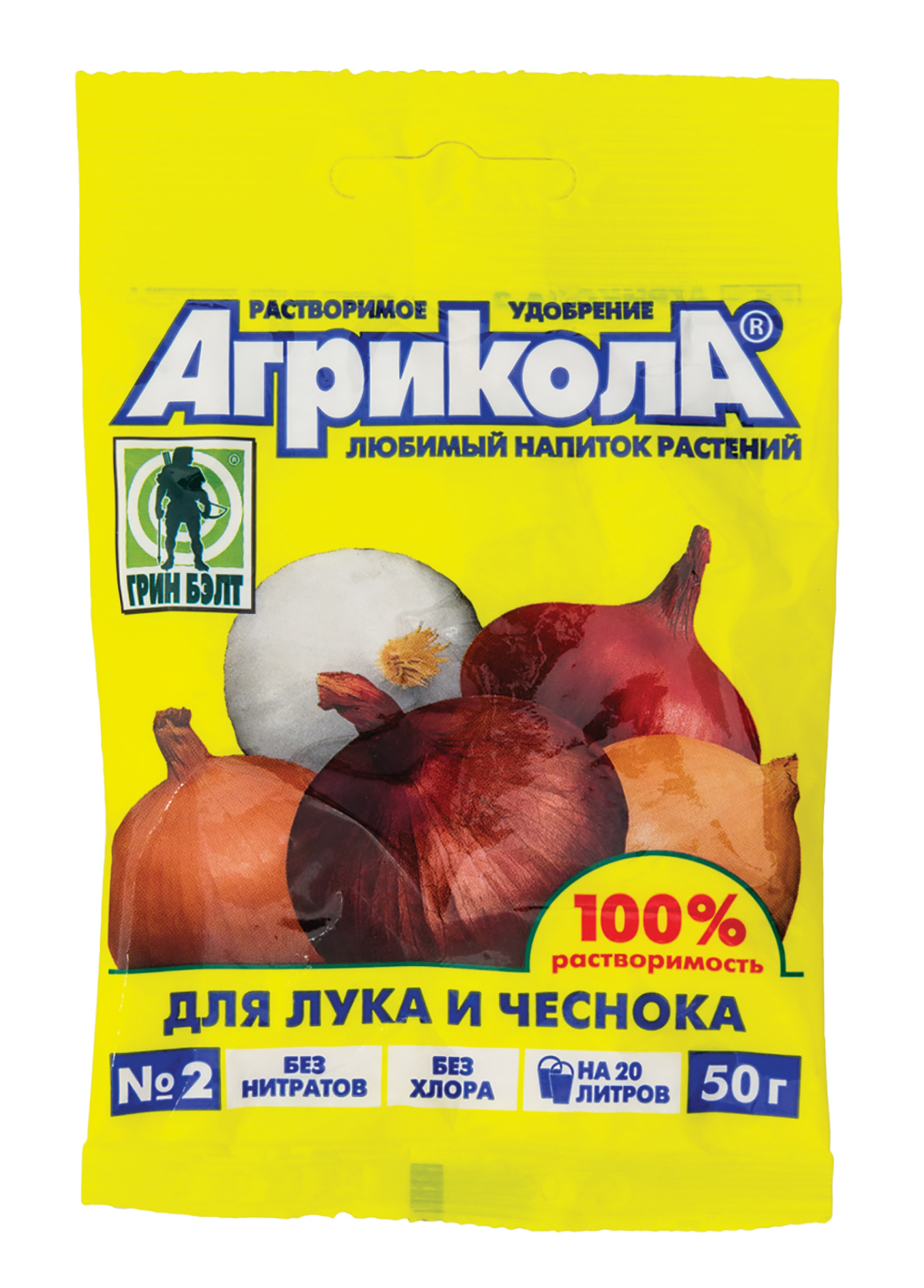 Удобрение Агрикола 2 для лука и чеснока, 50 г