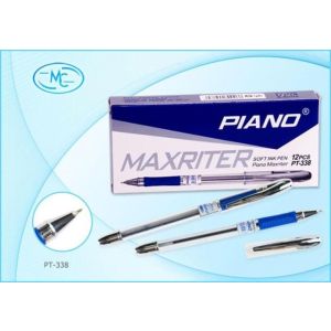 Ручка на масляной основе Piano PT-338/1152 иг. нак. синяя 0,7мм