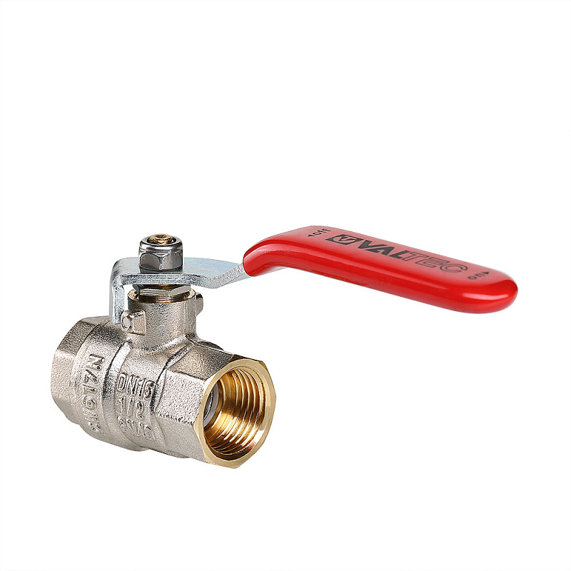 Кран шаровой Valtec BASE, стальная рукоятка 1/2" вн.-вн.