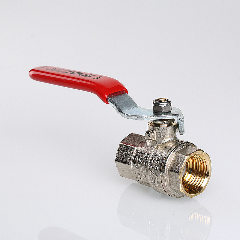 Кран шаровой Valtec BASE, стальная рукоятка 1/2" вн.-вн.