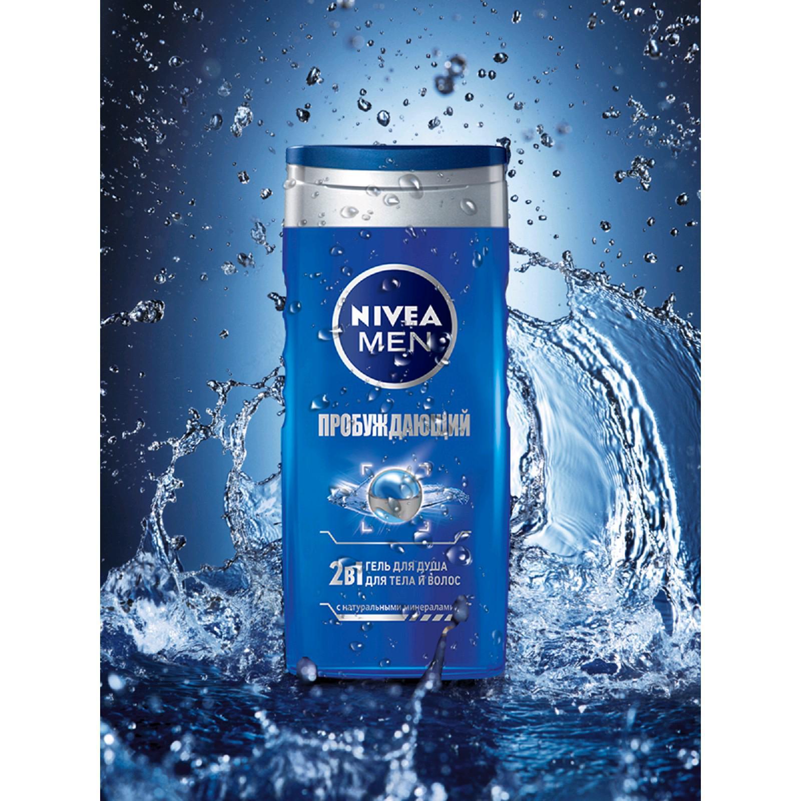 Гель для душа Nivea Men Пробуждающий, 250 мл