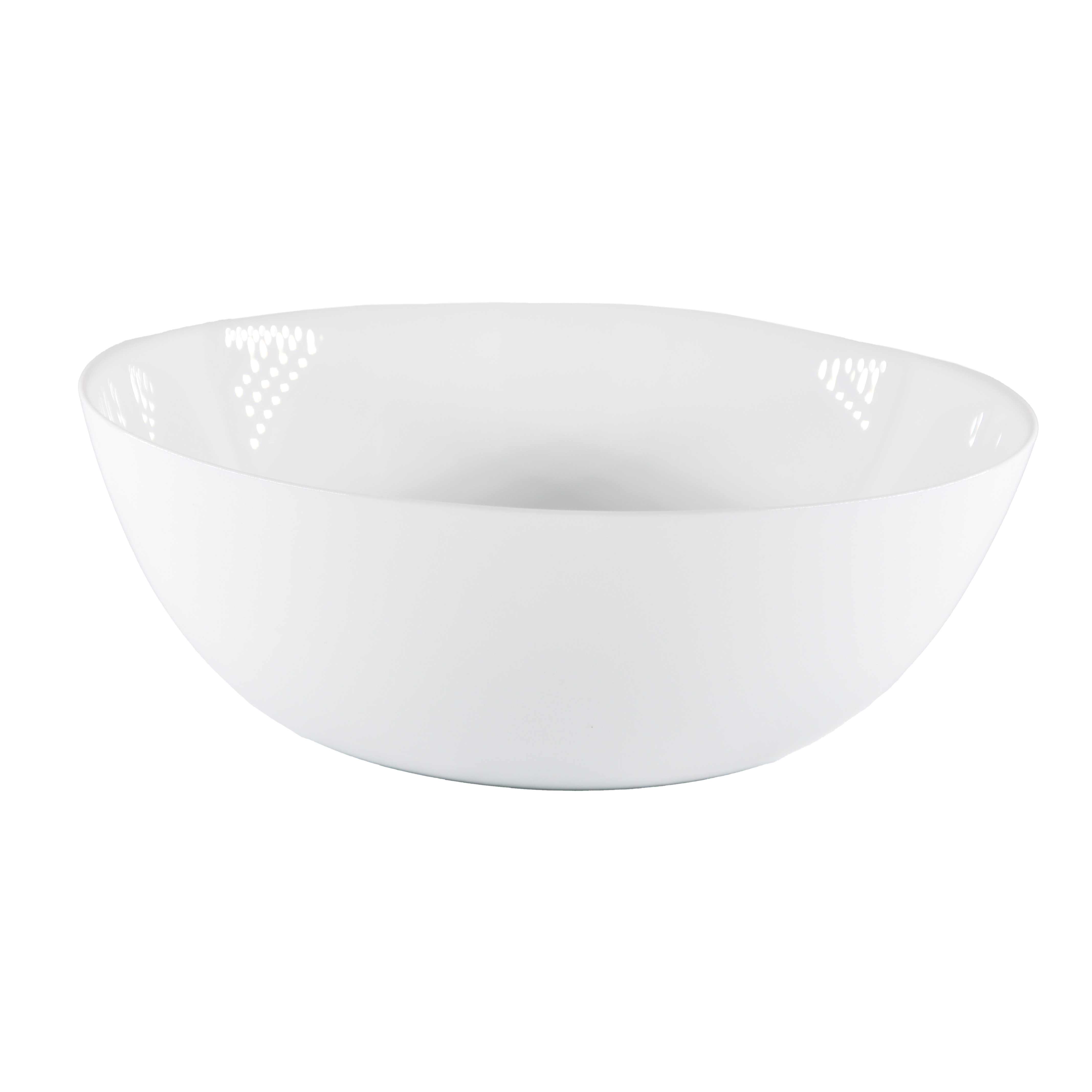 Салатник ROYAL GARDEN Round Classic White M 24 см, опал. стекло
