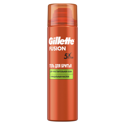 Гель для бритья GILLETTE FUSION Ultra Sensitive (для чувствительной кожи) 200 мл