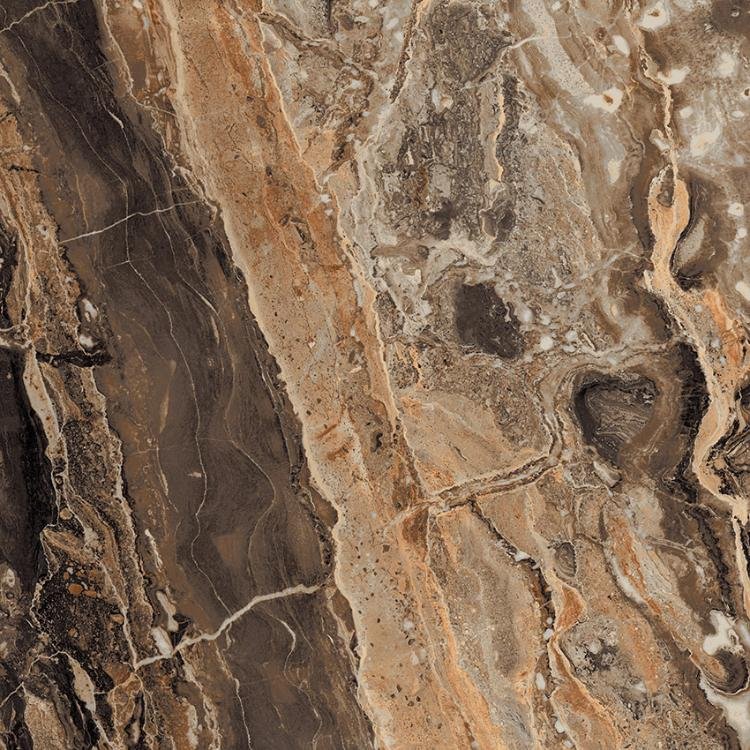 GR104 Керамогранит  Richter brown High glossy 60*60см,1,44м2