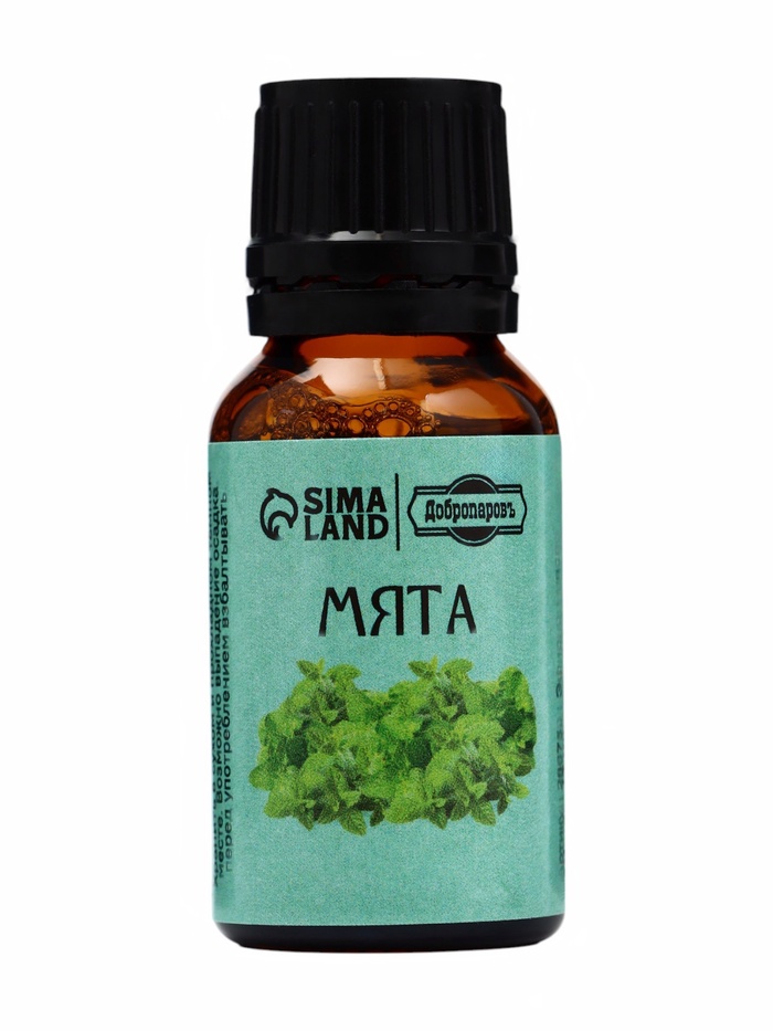Эфирное масло «Мята», флакон-капельница, 17 мл «Добропаровъ»