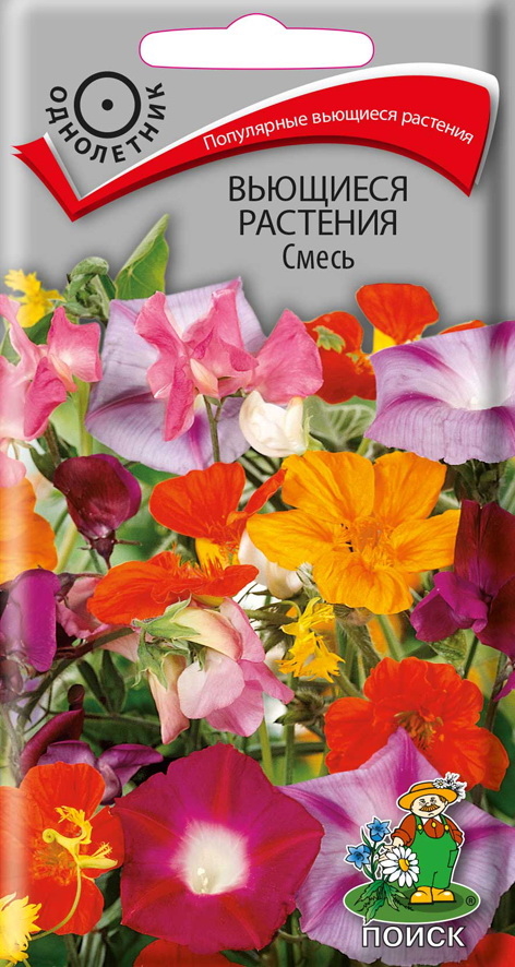 Семена цветов Вьющиеся растения смесь Поиск, 0,8 г