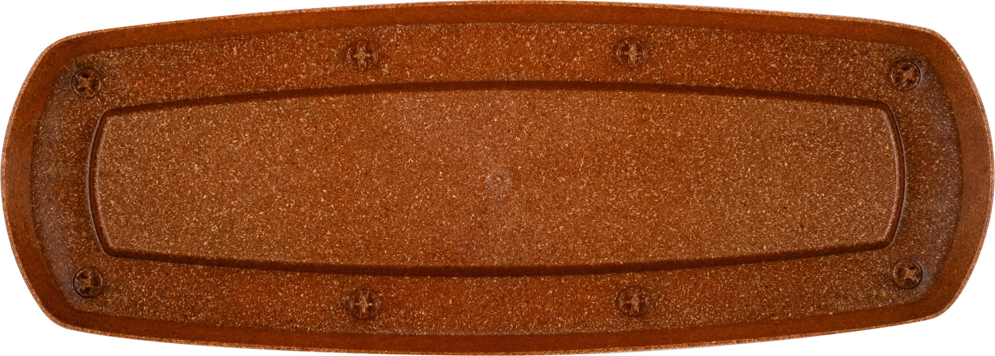Балконный ящик InGreen WOOD, 40 см сливочный/бук