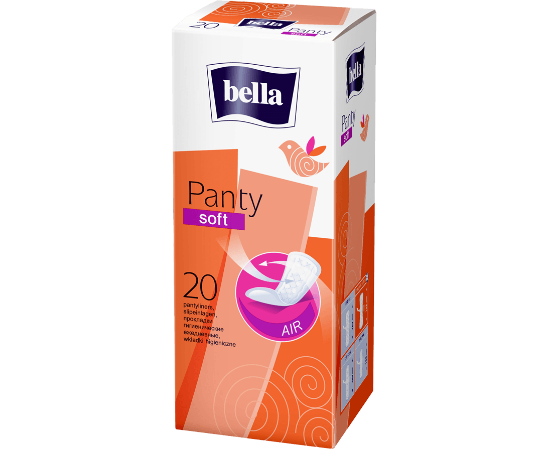 Прокладки гигиенические ежедневные БЕЛЛА PANTY Soft 20шт. код 4320*6/30  (RN20-098)