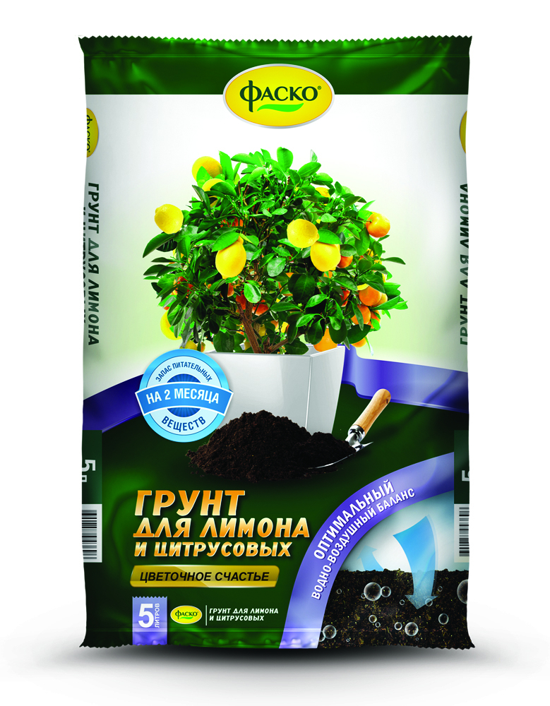 ГРУНТ "ДЛЯ ЦИТРУСОВЫХ" 5 л, "ФАСКО"