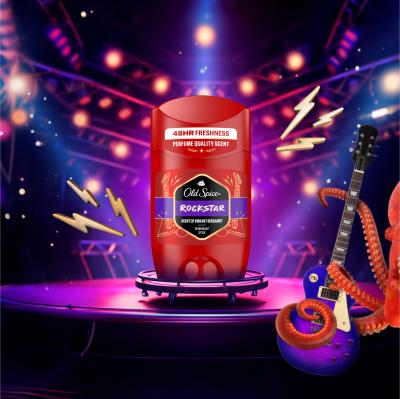 OLD SPICE Твердый дезодорант Rockstar 50 мл