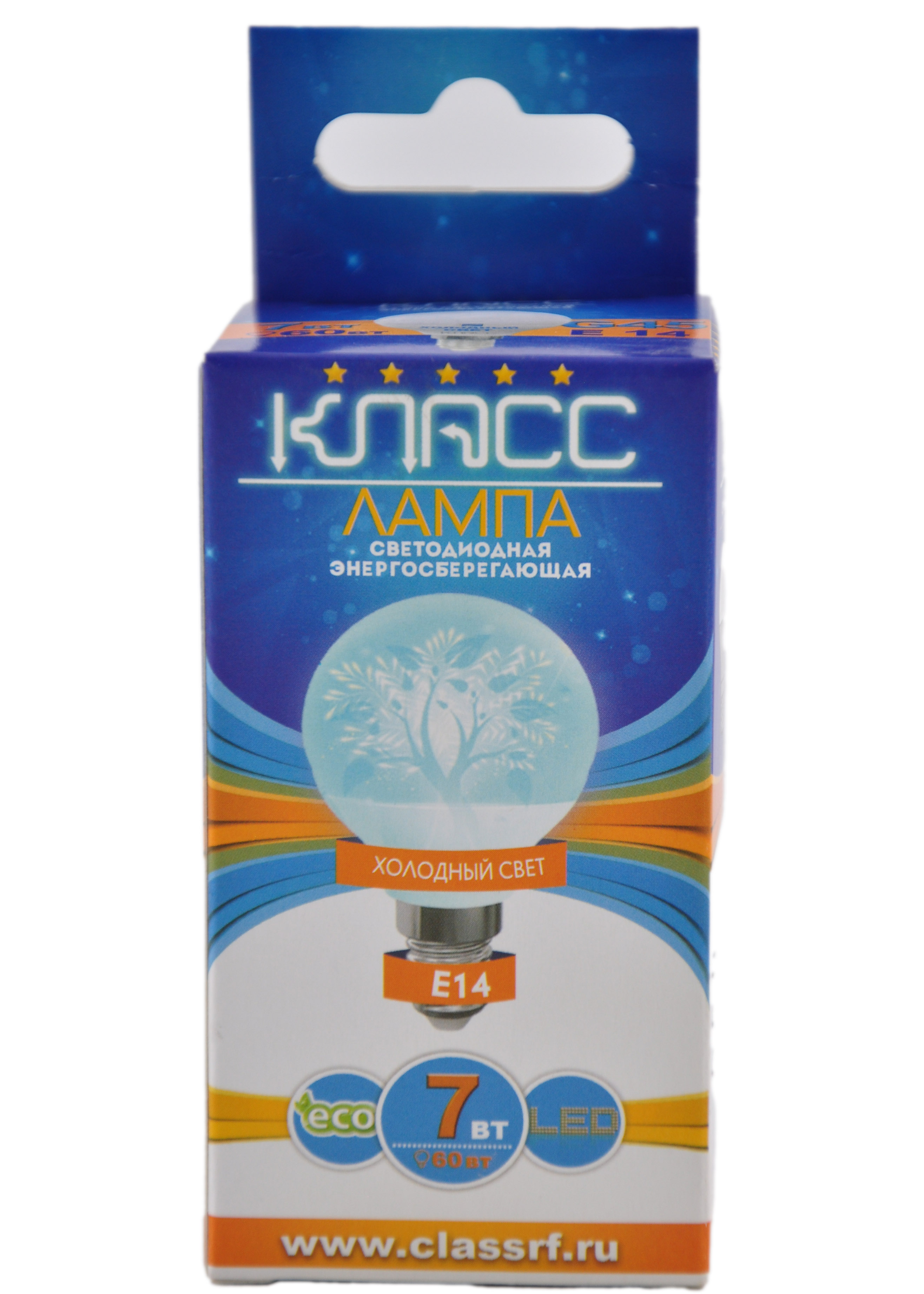 Светодиодная (LED) Лампа Класс-G45-07W/4200/E14 шарик