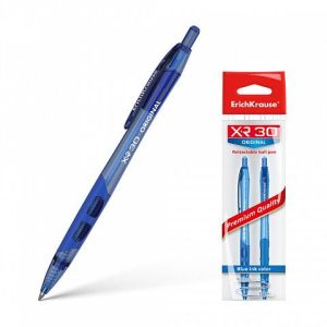 Ручка шариковая ErichKrause XR-30 Matic Grip Original 0.7 мм, синяя