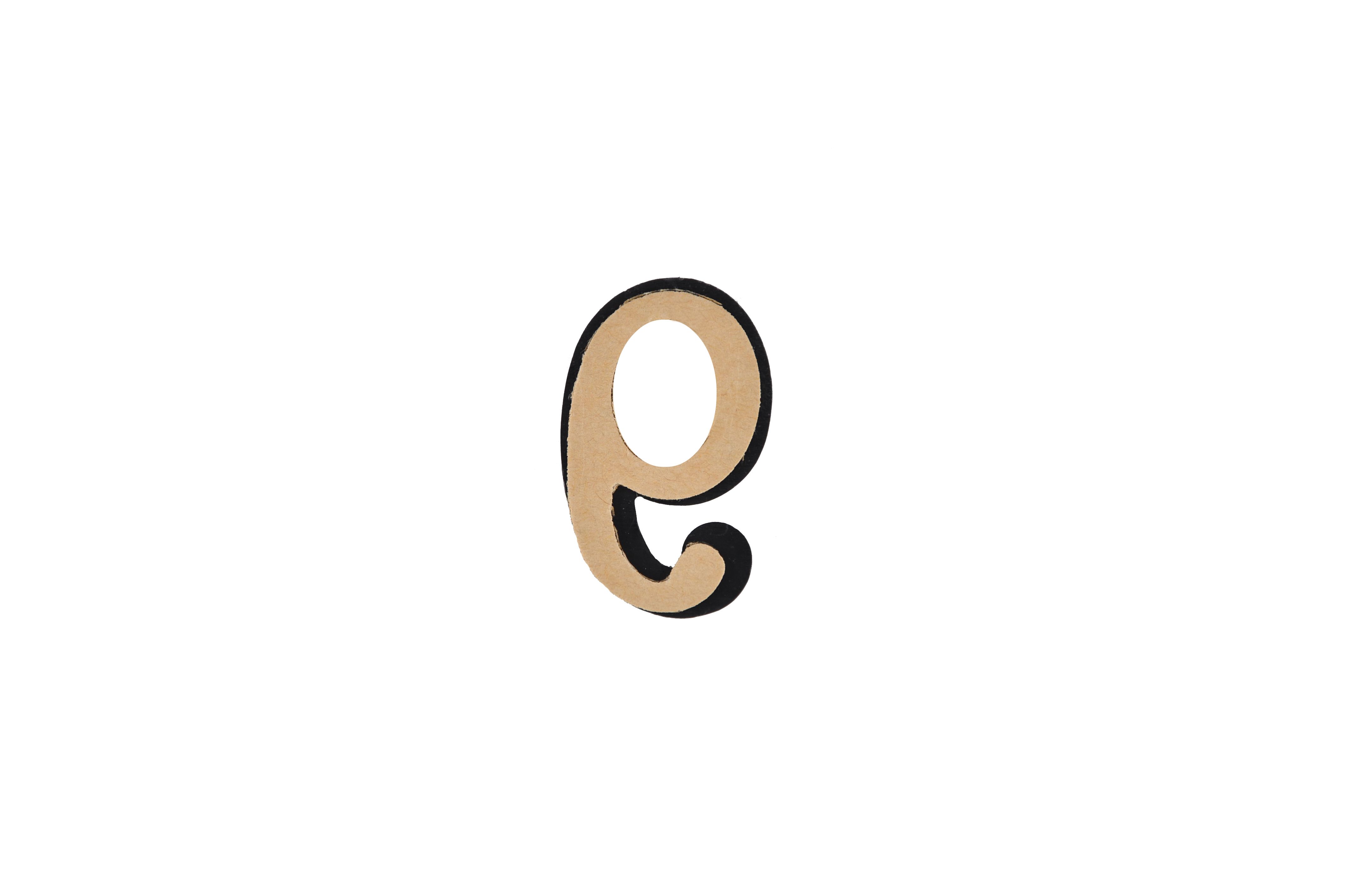 Цифра дверная АЛЛЮР пластик "9" золото 
