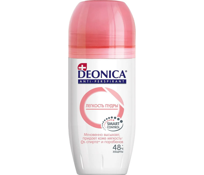 DEONICA Антиперспирант Легкость пудры 50 мл(ролик)