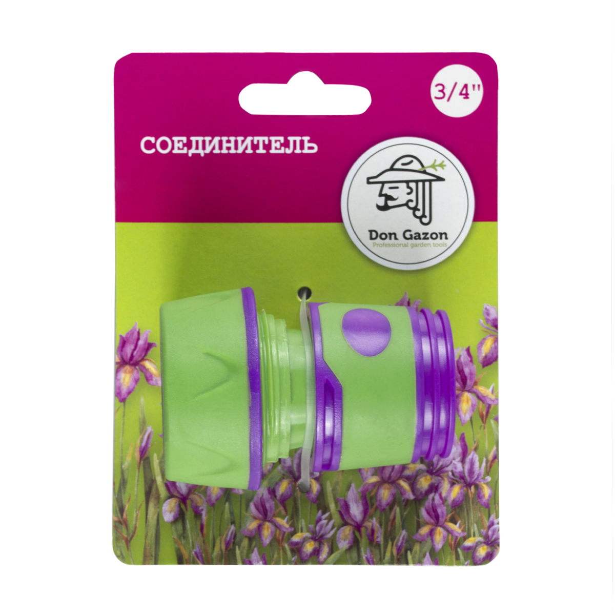 Соединитель для шлангов Don Gazon, 3/4"