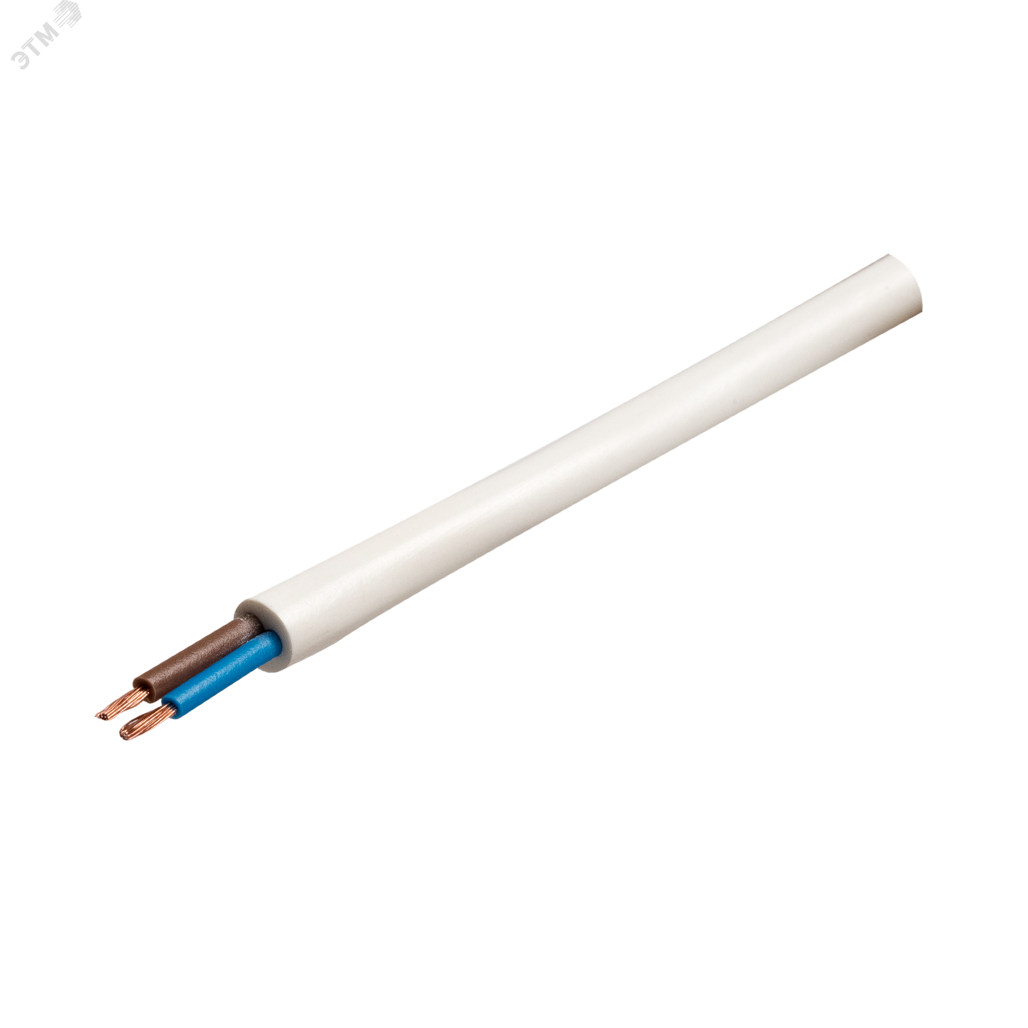 Провод соединительный ПВС 2х0.75 ТРТС (Альфакабель)