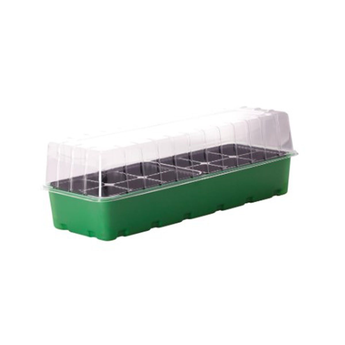 Минипарник для рассады In Green "Smart Solution", 40 см, 12 ячеек, с крышкой