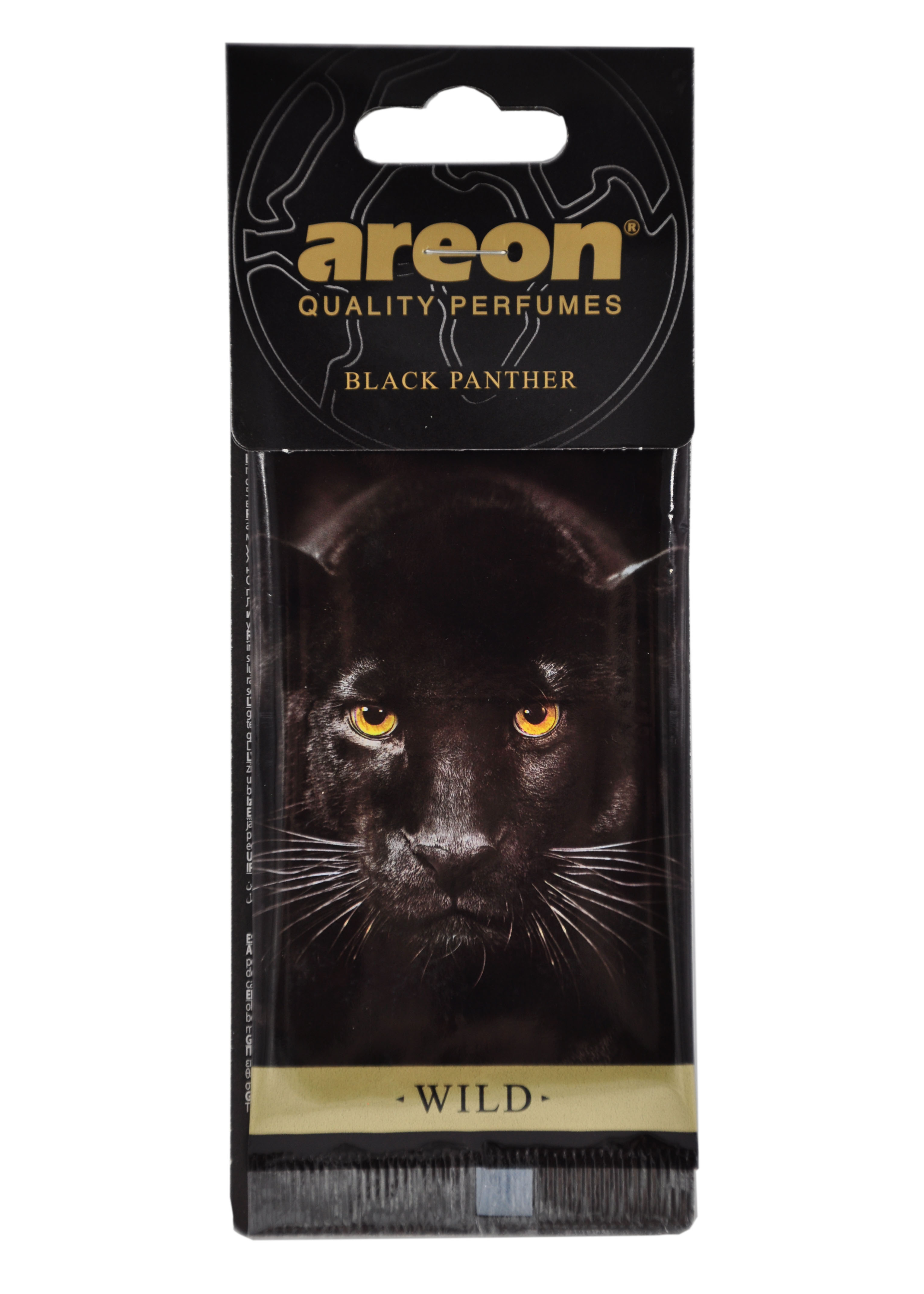 Ароматизатор подвес картон (AREON) "WILD" Black Panther new Пантера