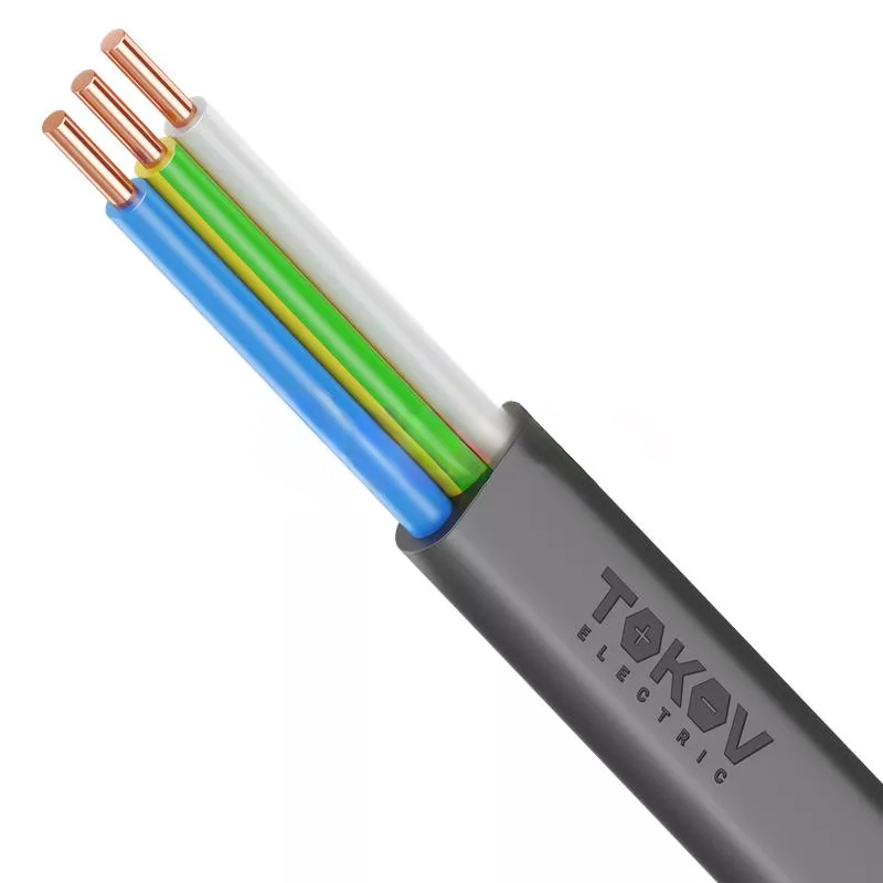 Кабель TOKOV ELECTRIC ВВГ-Пнг(А)-LS 3х2.5 ОК (N PE) 0.66кВ (уп.100м) УТ000028384