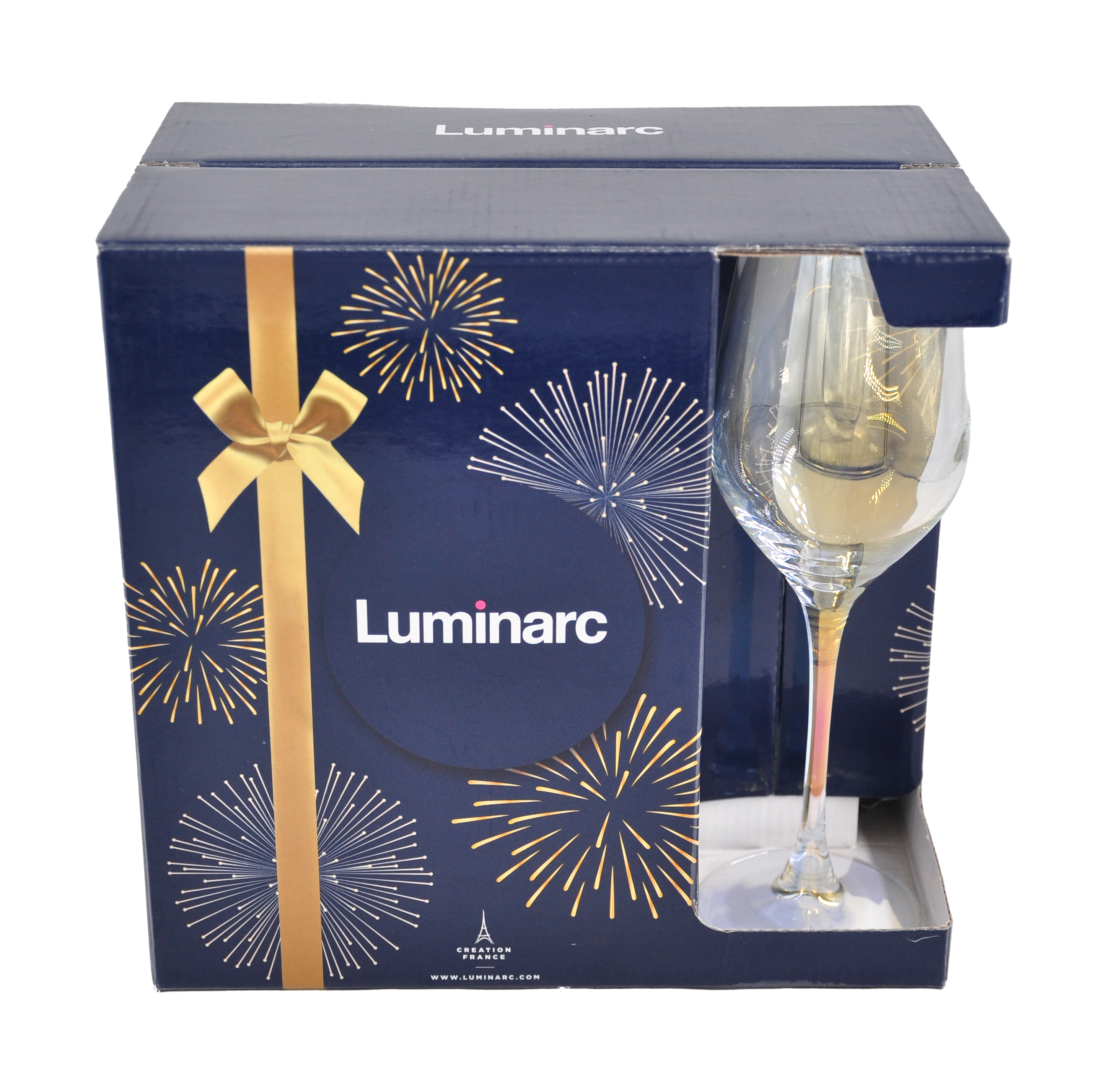 Набор бокалов для вина LUMINARC Селест 6 шт 270 мл, золот. хамелеон