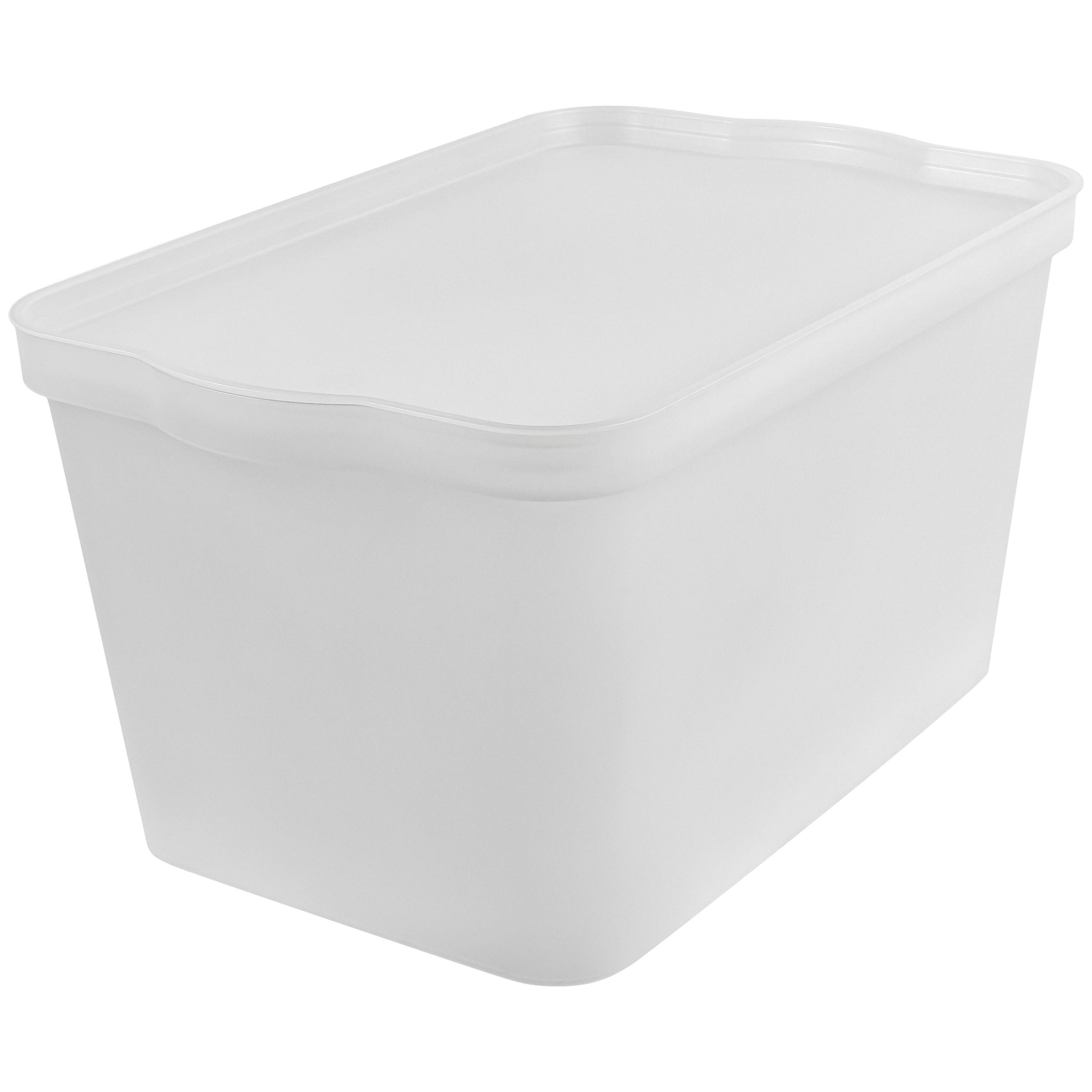 Ящик для хранения Keeplex Trendy, 24 л, 45.2х29.8х24.4 см, матовый кристалл