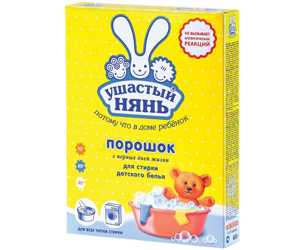 Н.К.смс Ушастый НЯНЬ 400гр.стир.пор.детский(157/011)*5/22