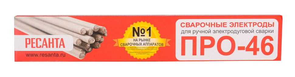 Электрод Ресанта ПРО-46, Ф2,5 Пачка 1кг 71/6/34