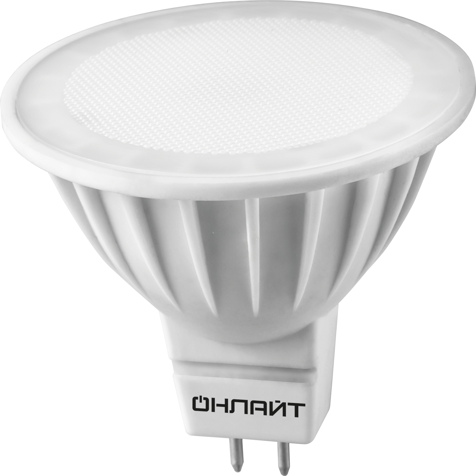 Лампа светодиодная ОНЛАЙТ LED 7вт 230в GU5.3 тепло-белый