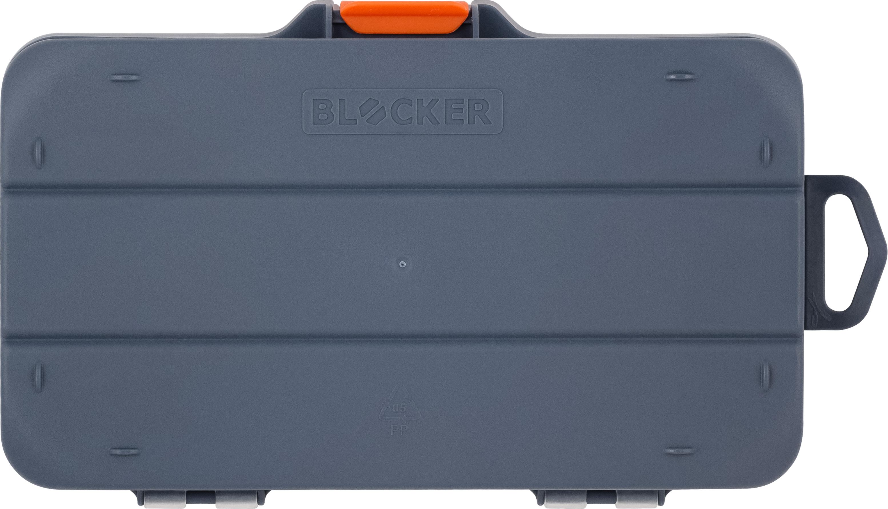 Органайзер для мелочей Blocker Expert 8", серо-свинцовый/оранжевый