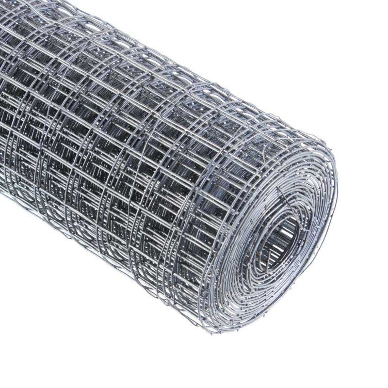 Сетка сварная оцинкованная, 1×50 м, ячейка 25×50 мм, проволока 1,6 мм