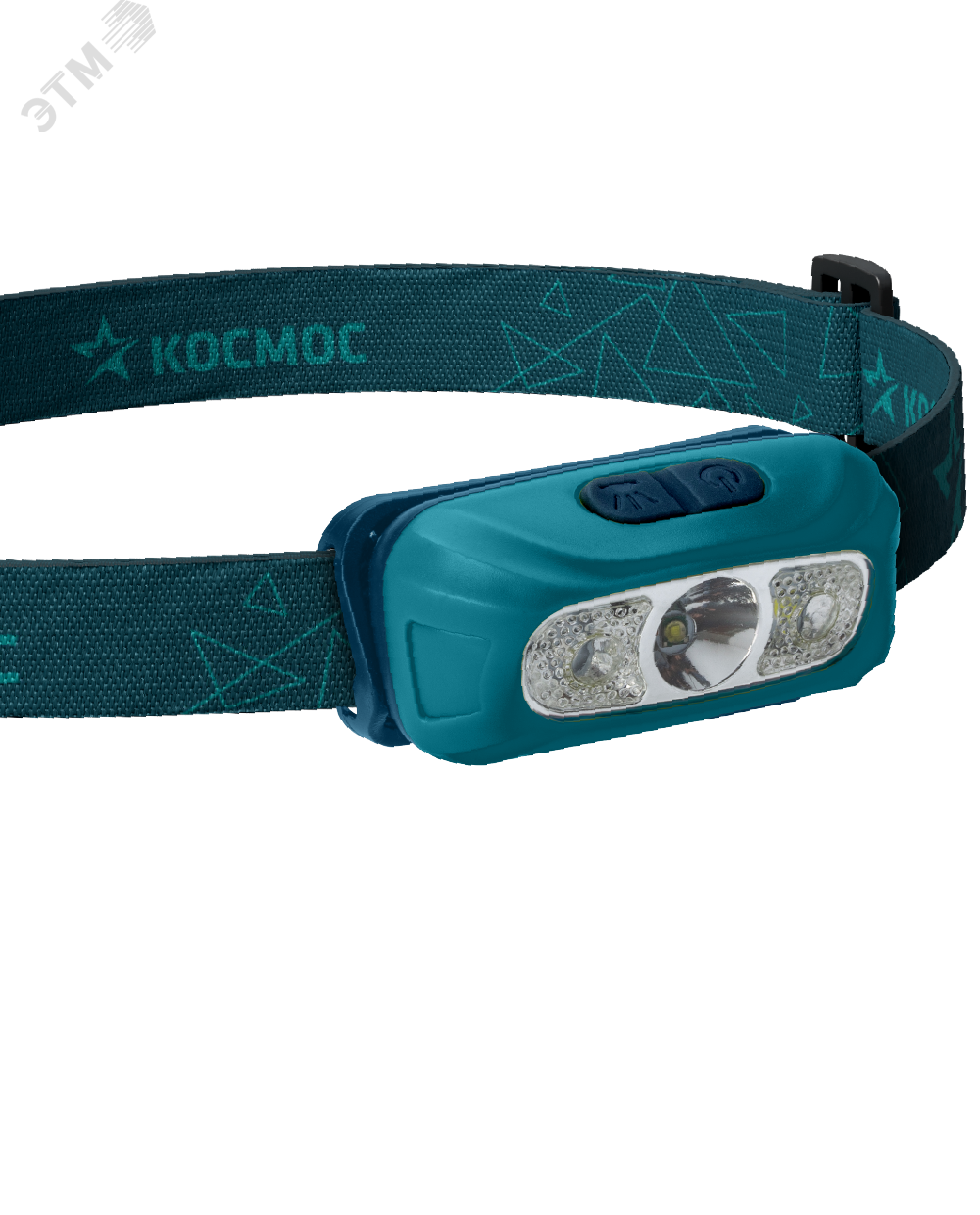 Фонарь налобный аккум/2Вт LED+1ВтSMD LED+красный/Li-ion 14500 500mah/ABS/USB-шнур