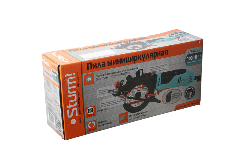 Дисковая циркулярная мини пила Sturm! CS5012MS