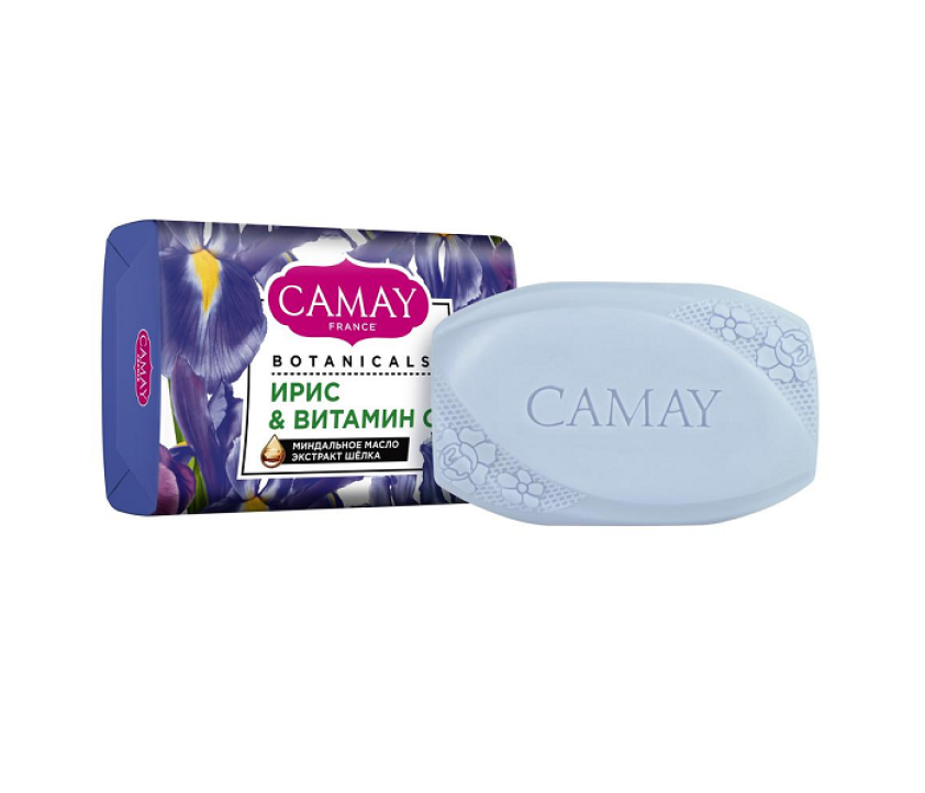 Туалетное мыло CAMAY Botanicals с ароматом ириса, 85 г