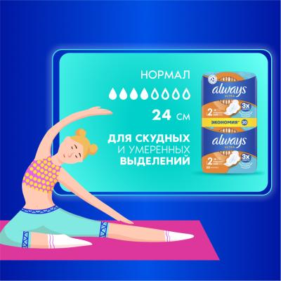 Прокладки гигиенические ароматизированные ALWAYS Ultra Normal Duo 20шт