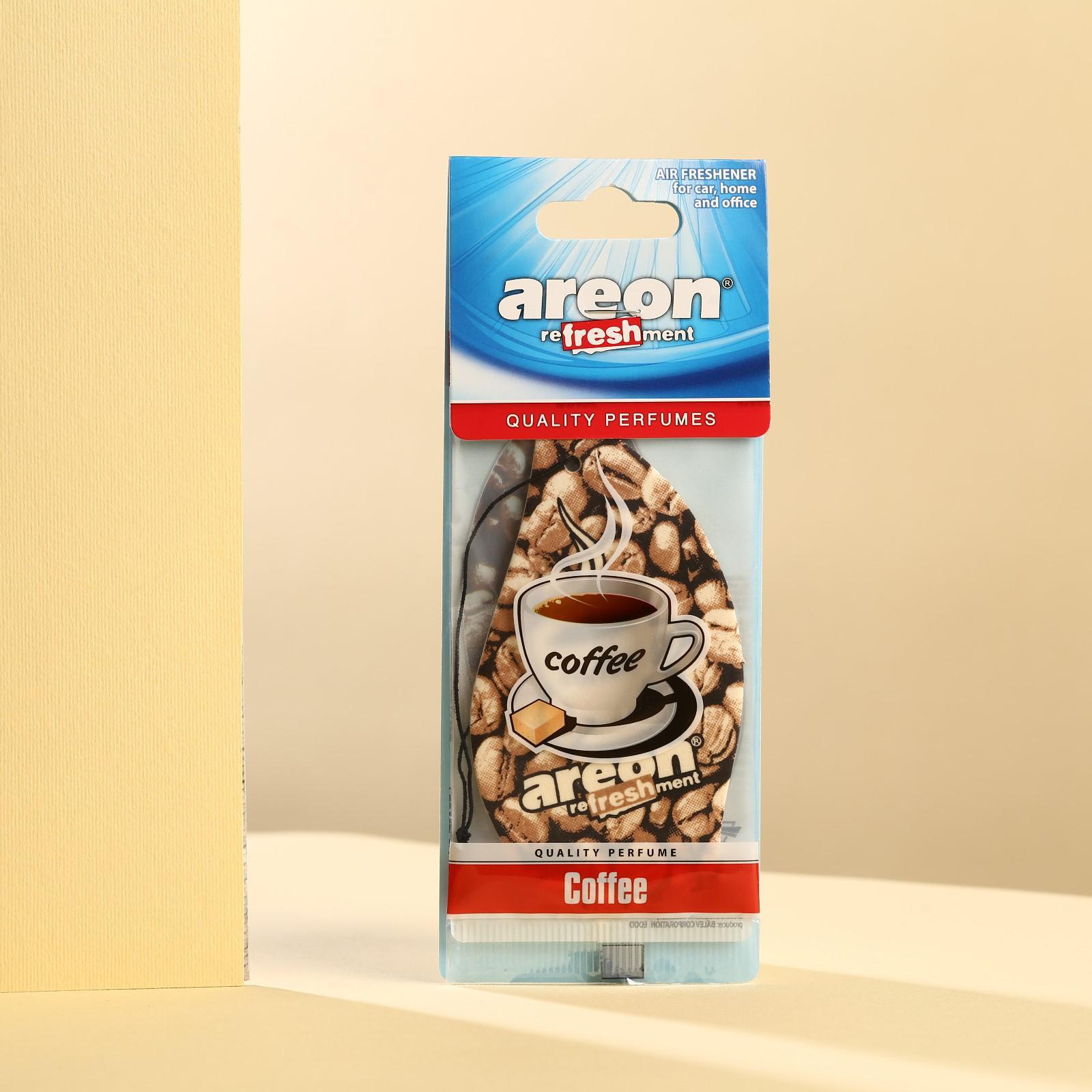 Ароматизатор подвес картон (AREON) REFRESHMENT, Кофе