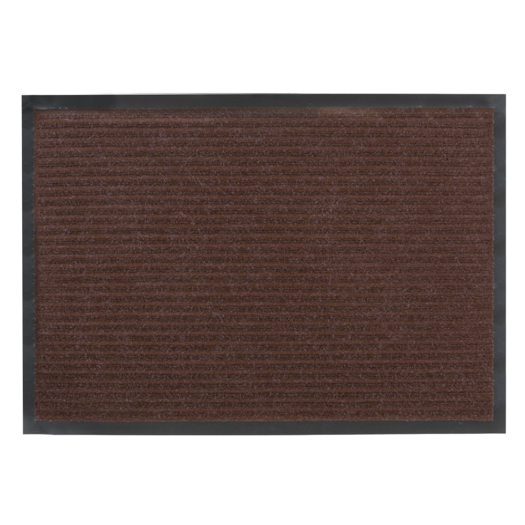 Коврик влаговпитывающий "Ребристый"  40x60 см, коричневый, SUNSTEP™