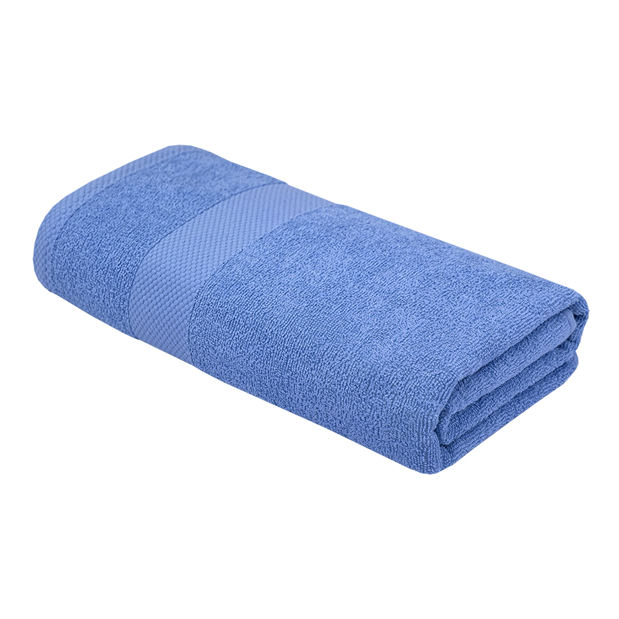 Махровое полотенце УЗ Контур м7023_01 XL 100*150 см, синее