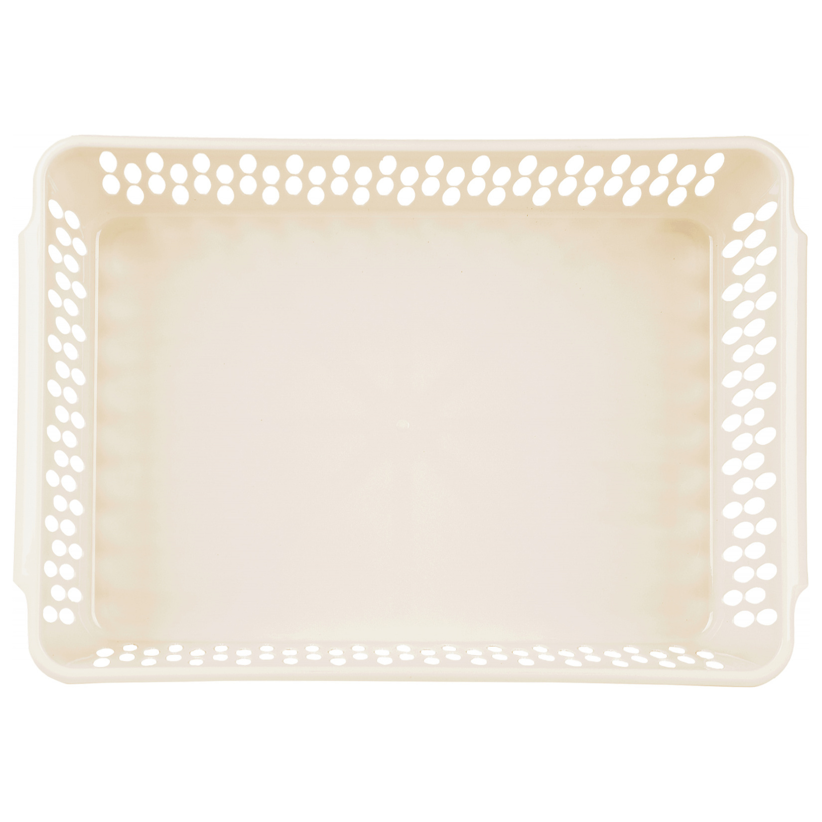 Корзинка Light L, 380х275х120 мм, слоновая кость
