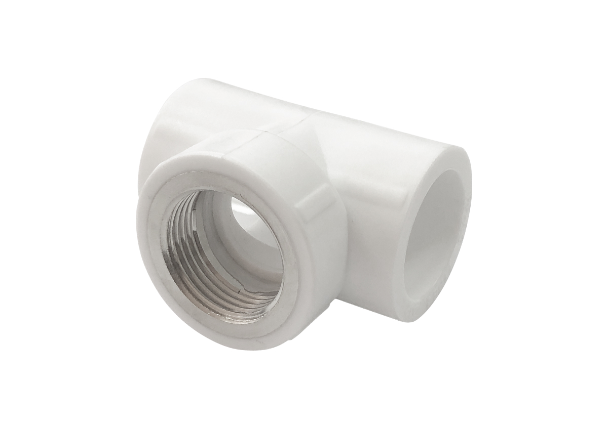 PRO Тройник переходной с внутренней резьбой 25х3/4"х25, Valfex, Белый