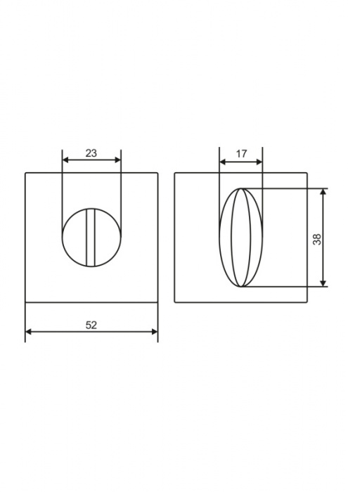 Поворотник VETTORE BK 2105 MСP (матовый хром)