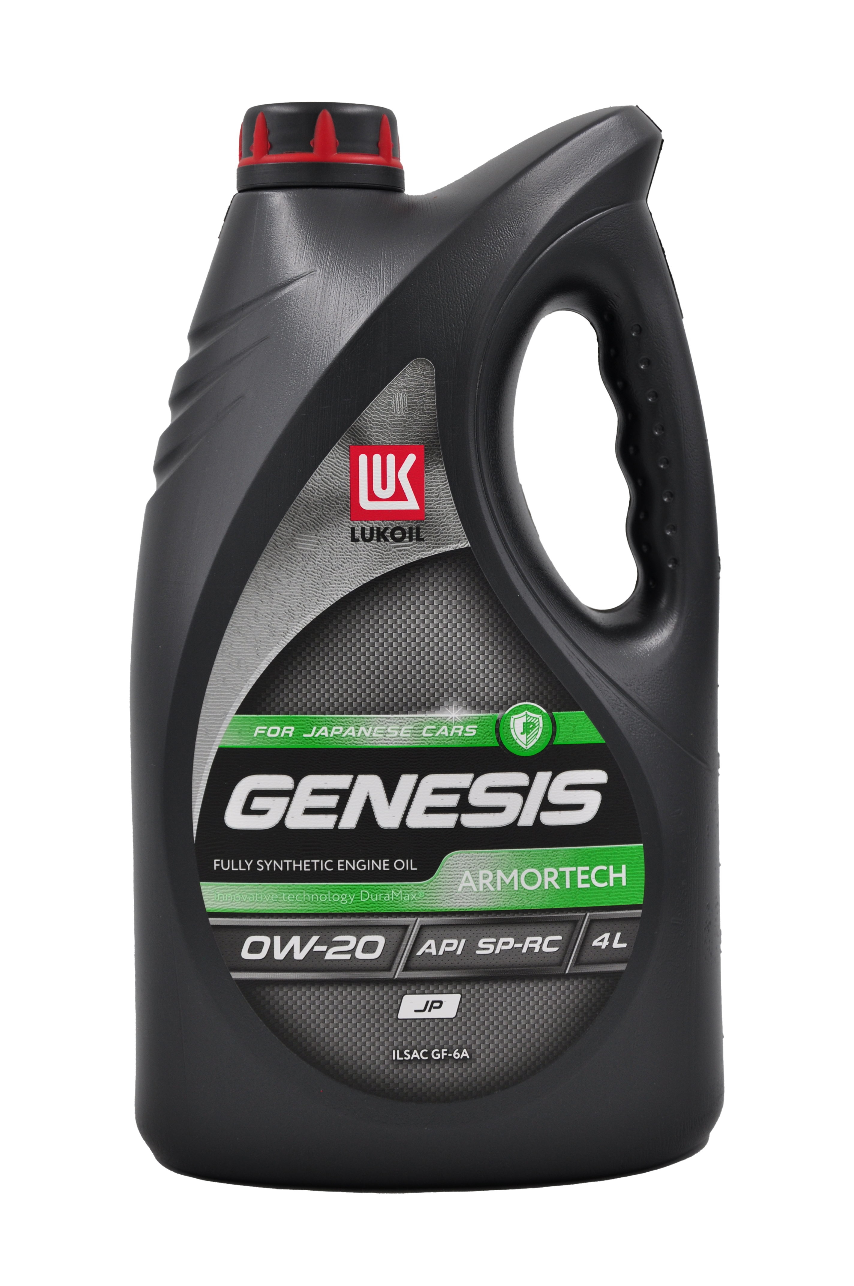 Моторное масло Лукойл GENESIS ARMORTECH JP 0W‑20 (API SN‑RC), синтетическое, 4 л