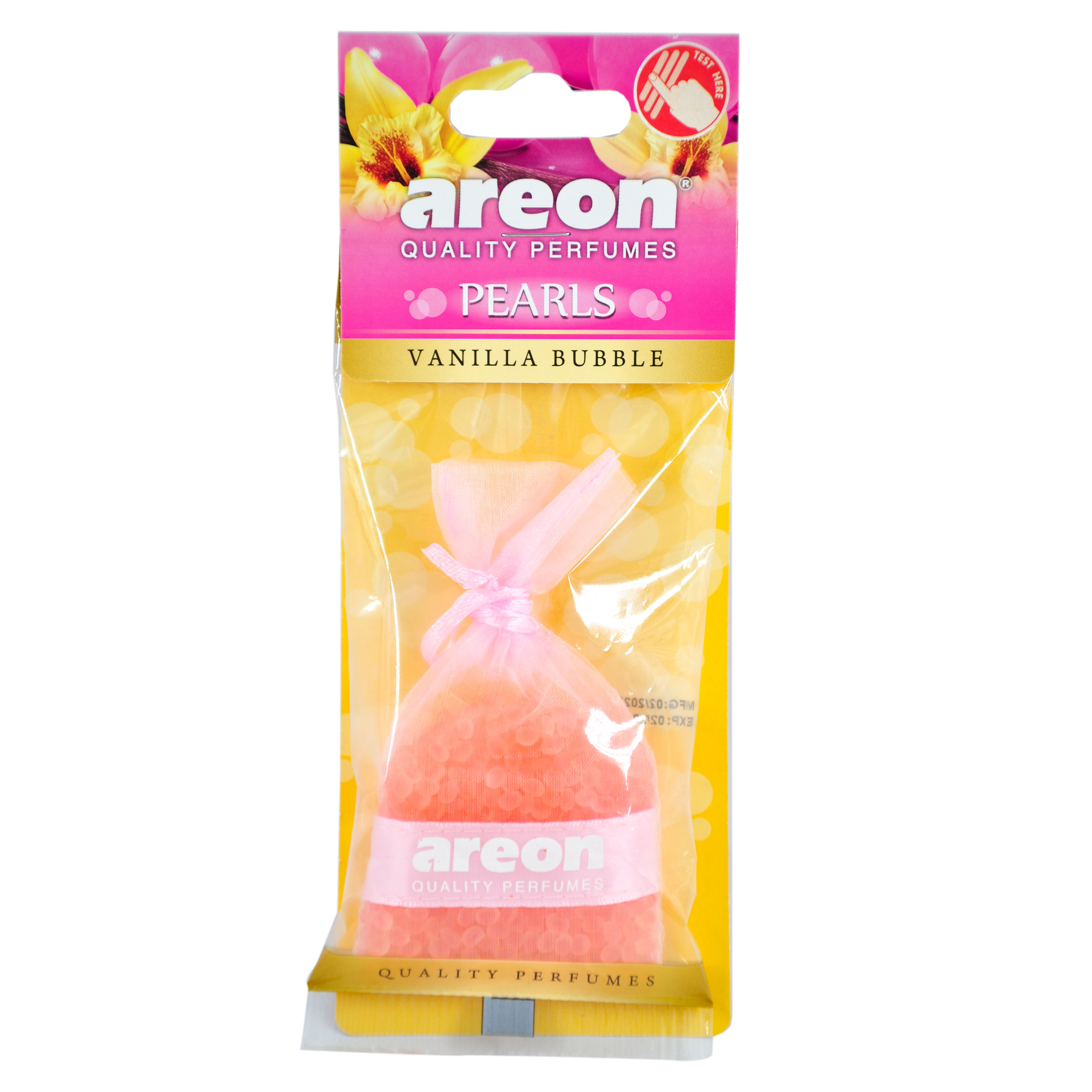 Ароматизатор (AREON) PEARLS Ваниль и Бабл Гам мешочек 