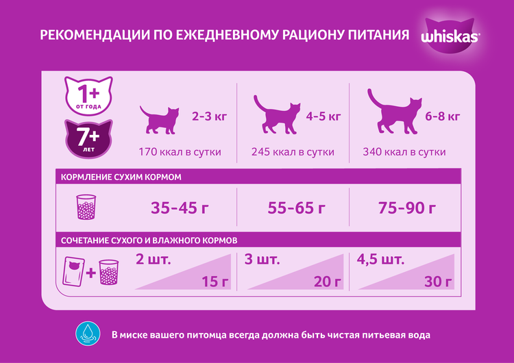 Сухой корм Whiskas для кошек Вкусные подушечки с нежным паштетом, с говядиной, 350г