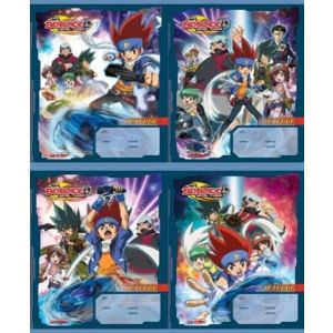 Тетрадь 12 листов, клетка "Beyblade" Битва