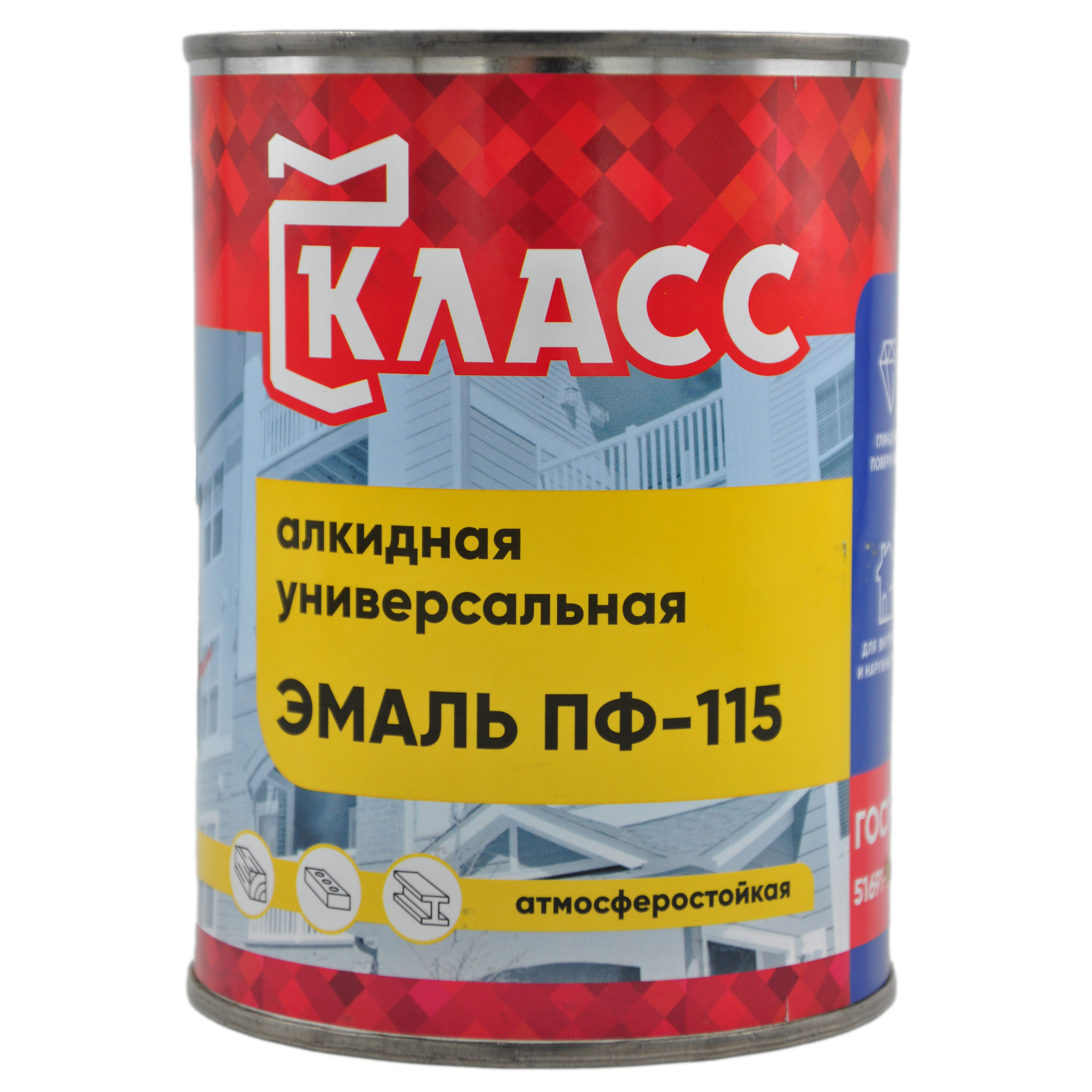 Эмаль ПФ-115 ярко-зеленая (0,9 кг) Класс 24