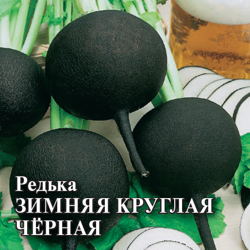 Семена Редька Зимняя круглая чёрная 25,0 г